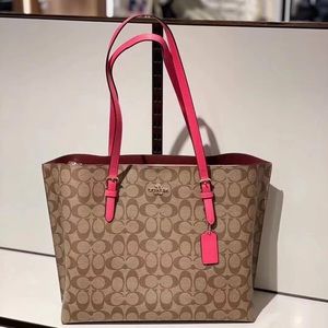Coach Mollie Tote In Signature Canvas